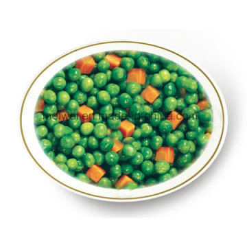 Mélange en conserve de légumes Légumes (pois verts + carottes)